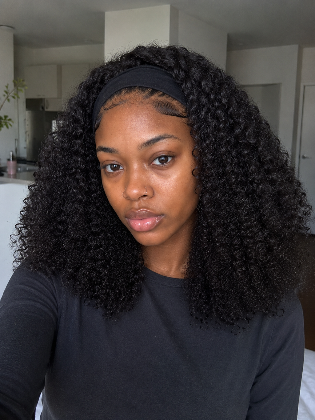 Slip-On Wig Jerry Curly