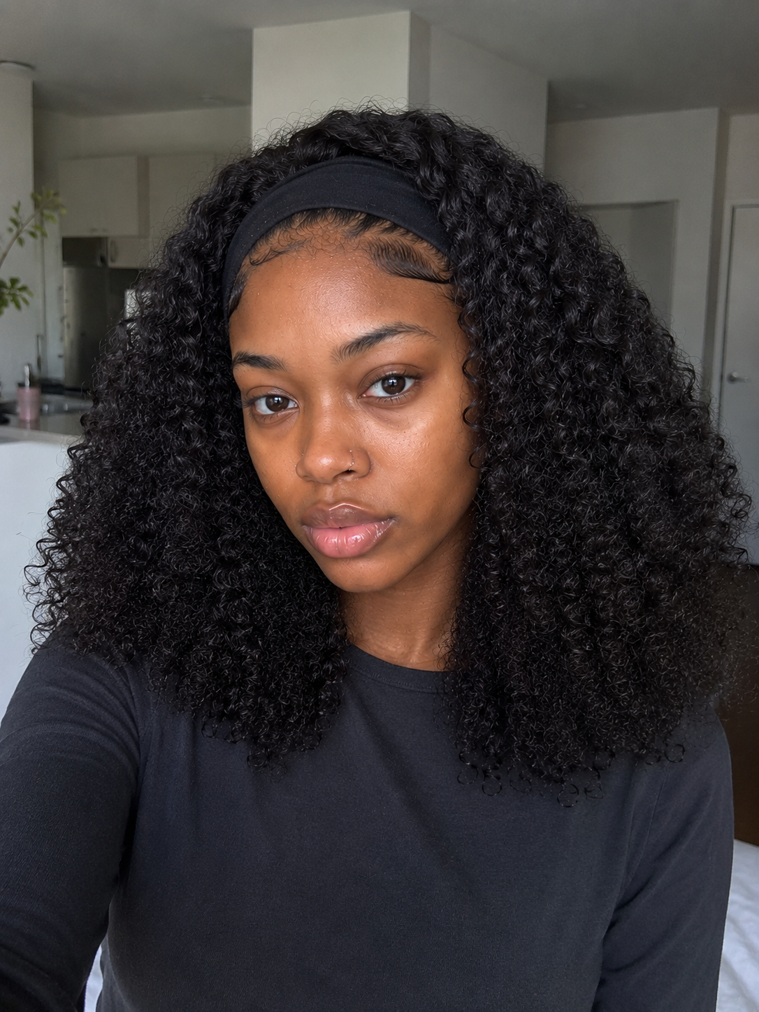 Slip-On Wig Jerry Curly