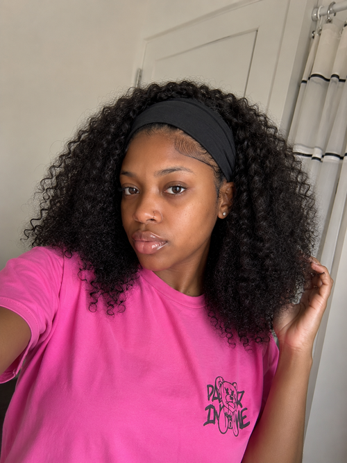 Slip-On Wig Jerry Curly